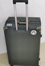 麒珍阁新款行李箱铝框拉杆箱男学生大容量密码箱女高颜值旅行箱加厚皮箱 极致银【加厚加硬-抗压耐摔】 24英寸 【适合中长途商务出差】 实拍图