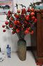 京东鲜花高档仿真石榴花果5支乔迁装饰摆件客厅餐桌假花束花艺摄影道具 实拍图