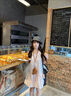 九寸阳光法式无袖白色背心吊带连衣裙女夏新款花苞裙海边度假风公主蓬蓬裙 白色 M （推荐体重90-100斤） 实拍图