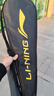 李宁（LI-NING）羽毛球拍雷霆10性能小钢炮超轻全碳素进攻型球拍4U暗紫蓝 已穿线 实拍图