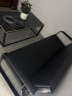 寒婵办公沙发茶几组合现代简约铁艺钢架商务会客洽谈接待沙发 3人位+岩板长几 实拍图