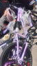 飞鸽儿童自行车6-10-15岁碟刹山地车男孩变速减震中学生女孩脚踏车 【变速】紫色+减震碟刹+一体轮 20寸适合身高130-150cm 实拍图