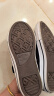 匡威（Converse）童鞋儿童低帮帆布鞋春季男女童全明星新品经典款软底魔术贴帆布鞋 黑色[经典款新版】 偏大选小一码 34 【建议脚长21.5cm】 实拍图