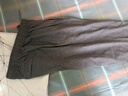 朴祺春秋厚款中老年弹力棉松紧针织运动裤男士高腰直筒宽松休闲运动裤 深灰色 【夏季薄款】 XL 码2尺2-2尺4腰围 实拍图