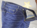 京东京造超弹运动牛仔裤男休闲裤子男舒适不紧绷秋季新款 中蓝色 31 实拍图