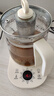 志高（CHIGO）养生壶烧水壶电热水壶煮茶壶煮茶器10大功能1.8L年货送长辈恒温玻璃电水壶杏色KBE806AH 配滤网 实拍图
