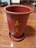 德沃多花盆树脂国风养花兰花花盆蝴蝶兰兰花专用盆红色小号 实拍图