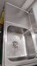 法耐（FANAI） 厨房洗菜盆单眼不锈钢水槽带支架带刀架双盆台面一体洗碗水池 【右单槽】90*50*85cm旗舰特厚 不锈钢单冷龙头套餐【80%选择】 实拍图