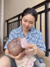 马博士婴儿洗头刷梳子套装宝宝洗头梳子顺发头梳儿童头部按摩套装 粉色 实拍图
