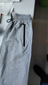 真维斯（Jeanswest）父亲节礼物休闲裤男秋冬季男裤休闲长裤户外运动透气弹力直筒长裤 木斯林-8813浅灰平脚 XL -（建议110斤-130斤） 实拍图