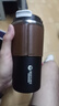 富光拾喜（FUGURNG BESTJOY）保温杯咖啡杯316不锈钢便携男女办公水杯一盖双饮黑咖500ml带皮套 实拍图