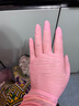 英科医疗一次性丁腈手套 厨房洗碗清洁100只/盒 粉色 特小号XS码 实拍图