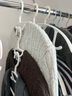 懒角落无痕叠挂衣架晾晒衣服架家用不鼓包衣挂阳台防滑无痕衣撑 10个装 实拍图