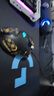 罗技（G）G502 HERO 主宰者 有线游戏鼠标 RGB灯宏编程 CF吃鸡电竞FPS 11个可编程按键 可配重25600DPI G502H-黑金+大桌垫 实拍图
