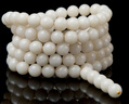 灵月阁白玉菩提根手串108颗素珠圆珠男女款佛珠文玩项链女神节礼物 圆珠14mm【108颗+6颗】 实拍图