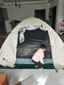 牧高笛（MOBIGARDEN）晴日 户外徒步露营防晒防风防雨双层透气铝杆三季帐篷 【涂银款】四人-象牙白 实拍图