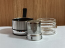 恩尔美（nRMEi）茶水分离杯大容量男士泡茶杯冷泡杯高硼硅耐热便携办公室喝水杯子 【茶水分离+杯套】本色 1500ml 实拍图