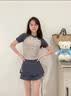 栢启歆分体纯欲泳衣女三件套学生运动少女高级感女孩游泳衣保守高腰温泉 分体纯欲两件套【70-120斤】 均码 实拍图