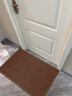 小棕熊仿剑麻入户地垫日式大门进门脚垫门口玄关阳台地毯防滑门垫可裁剪 高级-咖色【防潮耐脏棉布底】 60cm*90cm 1件数 可裁剪打火机烤边 实拍图