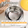 美厨（maxcook）316L不锈钢碗 汤碗双层隔热 儿童饭碗餐具面碗12cm 带盖MCWA8083 实拍图