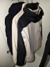 骆驼（CAMEL）冲锋衣防风三合一可拆两件套登山服119AX冰晶灰色/黑色,男女款L 实拍图