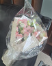 幽客玉品鲜花速递红玫瑰花束表白送女友老婆生日礼物全国同城配送 19朵红玫瑰白百合花束 实拍图