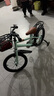 儿童自行车2-6-9岁学生车男生女生14-16寸脚踏车单车带辅助轮可坐 儿童自行车青色+后座+闪光辅轮 16寸（发货已安装85%） 实拍图