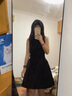 UR2025春季新款女摩登气质褶皱收腰显瘦无袖连衣裙UYY750030 实拍图