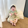 Shining Moment婴儿衣服0-6个月包屁衣婴儿新生儿连体衣百天宝宝衣服婴儿满月 梨花仙子-花苞袖哈衣 66cm 晒单实拍图