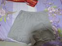 fons 高腰纯棉宽松加肥大码胖子内裤中老年人男士肥佬裤头全棉深档平角短裤四角裤 浅灰+青灰 4XL（腰围3.1尺至3.5尺） 实拍图