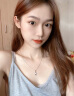 慕卡洛心中有你足银项链母亲节520情人节老婆生日礼物女友高级纪念日 心中有你项链白（七仓直发） 实拍图