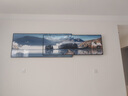 唤墙 客厅装饰画现代简约沙发背景墙壁画新中式大气靠金山水叠加挂画 湖光山色 210x55cm(适合3米沙发)晶瓷 实拍图