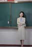 源菲垭短款休闲西装外套女2026新款小个子高级感大学生面试正装职业套装 单件杏色西装 L 实拍图