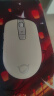 联想（Lenovo） 小新新动 轻音无线蓝牙鼠标 便携办公鼠标苹果笔记本台式游戏人体工学办公可调节DPI商务办公 小新M1【蓝牙3.0/5.0升级款】雾白 实拍图