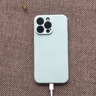品胜 适用苹果13Pro手机壳iphone13Pro柔性液态保护套全包防摔13Pro超薄软壳直边手机壳 远峰蓝 实拍图
