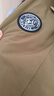 黑冰男士连帽棉服秋冬防风保暖轻量夹克Primaloft户外运动棉服 橄榄金 L 实拍图