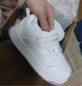 牧童幼儿园小白鞋女童春秋款宝宝板鞋男童低帮休闲鞋 校园白 29码  实拍图