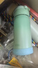 膳魔师（THERMOS）保温杯大容量水杯儿童男女士情侣不锈钢杯子团购生日礼物JNL 316L不锈钢-竹林绿 350ml 实拍图
