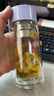 富光玻璃杯女双层隔热迷你小号容量透明花茶水杯子 紫色230ml 实拍图