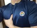 际华三五三五火焰蓝消防体能服夏季短袖训练服户外运动圆领套装速干透气T恤 短袖套装【国家队】 165-170/92-96 (适合身高160-172cm/体重120-145斤) 实拍图