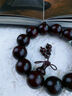 灵木阁印度小叶紫檀手串高油高密度满金星佛珠文玩老料檀香木男士手链 18mm*13颗-沉水老料高密度紫檀 实拍图