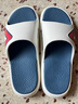 匹克态极拖鞋春夏新款男士篮球运动外穿拖鞋官方防滑居家情侣沙滩鞋 米白/藏青 43 实拍图