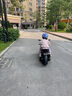 贝多奇儿童电动摩托车可坐人宝宝遥控电瓶车新款三轮车小孩玩具车 白色 高配+12V12超威+软座EVA轮 实拍图