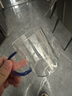 唯铭诺四色高硼硅耐热玻璃杯套装家用带把水杯子玻璃茶杯  四支装400ML 实拍图