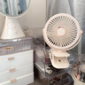 创思米【涡轮聚风】小风扇小型桌面电风扇宿舍床上用USB充电夹子式风扇超长续航静音台式小电扇 实拍图