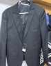马尼亚袋鼠【次日达可选】秋冬新款西服套装男士修身商务正装外套职业西装整 (西服+西裤+衬衫)灰色7件套 24 特快-空运加急】联系客F空运 实拍图
