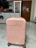 G.DUCKKIDS小黄鸭行李箱小型大容量拉杆旅行箱女高颜值密码登飞机箱短 雪糕箱樱花粉 24英寸 实拍图