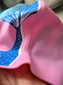 佑游儿童游泳帽不勒头防水泳帽男女童可爱硅胶游泳帽71360 粉色美人鱼 实拍图