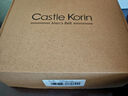 CASTLE KORIN皮带男士真皮无牙情人节内穿商务休闲腰带牛皮裤带生日礼物送男友 01401黑色 125cm 170斤-200斤 实拍图