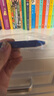 派通（Pentel）BLN105按动蓝色中性笔高颜值0.5mm签字笔商务学生速干水笔水性笔文具 蓝杆蓝芯单支装 实拍图